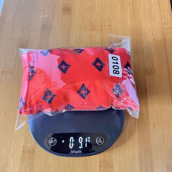 Tommy Hilfiger Dress Sz SP Cotton Drawstring Sundress Beach Red Black 0108 - Picture 14 of 14